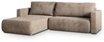 Masseno Ecksofa Turin P mit Schlaffunktion L-Form, Modern Sofa mit Bettkasten,