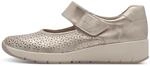 Jana Damen Halbschuhe mit Klettverschluss Vegan, Rosa (Rose/Gold), 39 EU