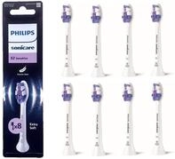 8er-Pack B&uuml;rstenk&ouml;pfe - PHILIPS - HX6058/87 - S2 wei&szlig;