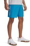 Under Armour Herren UA Tech&trade; Woven Wordmark Shorts, Ether Blue/White, L