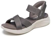 Skechers Damen Ultra Flex 3.0-Never Netter Hands Free Slip-ins Sandale, Dark Taupe,