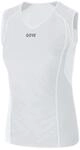GORE WEAR Damen Windstopper Base Layer Shirt &Auml;rmellos, Light Grey/White, 36 EU