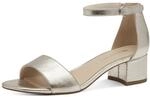 Tamaris Sandalette Damen Vegan Elegant metallic,EU 39