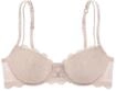 Lascana Damen Damen Push-up-BH aus Spitze mit Vorderverschluss mit Spitze,