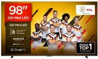 TCL 98Q6C 98 Zoll QD-Mini LED Fernseher, 4K HDR Premium 1000nits, Smart TV mit Google