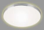 BRILONER - LED Deckenlampe mit indirektem Licht, warmwei&szlig;e Lichtfarbe, 18 Watt, 1850