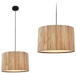 BRILONER - Pendelleuchte mit Seegras Schirm, E27 Fassung, max. 10 W, Boho, aesthetic,