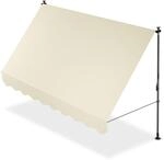 Juskys&reg; Klemmmarkise Kapstadt 300x120 cm - H&ouml;henverstellbar & UV-best&auml;ndig -