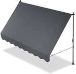Juskys&reg; Klemmmarkise Kapstadt 300x120 cm - H&ouml;henverstellbar & UV-best&auml;ndig -