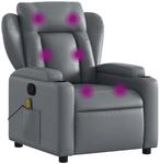 vidaXL Massagesessel, Sessel Verstellbare R&uuml;ckenlehne, Fernsehsessel Relaxsessel mit