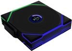 Lian Li UNI FAN TL Wireless LCD L&uuml;fter 120mm RGB &ndash; Schwarz | PWM, 26 ARGB-LEDs,