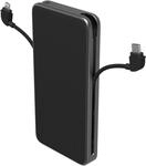 ZAGG mophie Powerstation Plus, Power Bank, 10.000mAh mobiles Akkupack mit USB-C &
