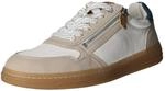 Mustang Herren 4204-301 Schnuerhalbschuh, Wei&szlig; Beige Ivory, 43 EU