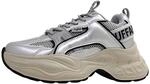 Buffalo para Damenschuhe Sportive Schn&uuml;rer Silber Freizeit, Schuhgr&ouml;&szlig;e:39 EU
