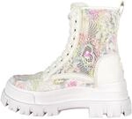 Buffalo Damen Schuhe Schn&uuml;rschuh Stiefel Aspha RLD Bloom, Farbe:Mehrfarbig,
