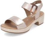 Remonte Damen Riemchensandalen D0N52, Frauen Sandalen,Freizeitschuhe,offene