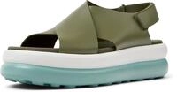 Camper, Pelotas Flota Up, Women Sandal, Medium Green, 39, (EU)