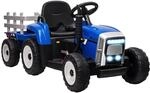 HOMCOM Elektrischer Traktor mit Anh&auml;nger 12V Kinder Aufsitztraktor mit 2,4G