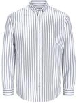 Jack & Jones Herren Einfarbiges Plus Size Hemd Basic &Uuml;bergr&ouml;&szlig;en Langarm Shirt Uni