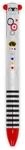 Legami - Zweifarbig, Robot Motiv, Schwarze und rote Tinte, Click&Clack Stift, Ideal