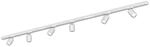 BRILONER - Schienensystem Rail Komplettset, 6x GU10 Spots schwenkbar, Einspeisung,