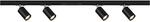 BRILONER - Schienensystem Rail Starterset, 4x GU10 Spots schwenkbar, erweiterbar,