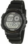Montre Unisexe Casio AE-1000W-1AVEF Num&eacute;rique Quartz Sportif