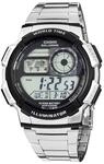 Casio HerrenArmbanduhr Digital Quarz Edelstahl AE-1000WD-1AVEF