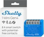 Shelly 1 Mini Gen4, WLAN-Smart-Relaisschalter, 1 Kanal, 8A, Potentialfreier...