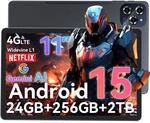 TABWEE W90 Android 15 Tablet 11 Zoll - 24GB RAM+256GB ROM, FHD Gro&szlig;es Display...