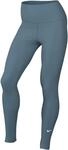NIKE Damen DF ONE HR Tight WT Strumpfhose, Rauchblau (Wei&szlig;), S