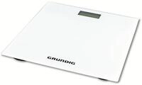 Grundig Personenwaage &ndash; Digitale K&ouml;rperwaage aus Glas &ndash; Waage mit LCD Display