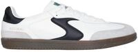 Skechers Herren Hotshot Pyke Sneaker, White Duraleather Suede Black Trim, 47.5 EU
