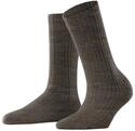 FALKE Damen Socken Cosy Wool Boot W So Wolle Kaschmir einfarbig 1 Paar, Braun Porto