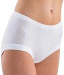 HERMKO 1140 Damen Taillenslip mit Tunnelzug aus 100% Bio-Baumwolle (auch Mama-Slip),