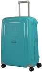 Samsonite S'Cure - Spinner M Koffer, M (69 cm), 79 L, Blau (Aqua Blue)