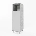Vicco Midischrank Fynn, Beton, 30 x 95 cm, zur Aufbewahrung von Badutensilien...