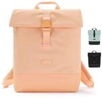 LARKSON Rucksack Damen & Herren Orange - Tammo - Rolltop Daypack f&uuml;r Arbeit Uni