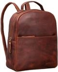 STILORD Kayla Damen Rucksack Leder Elegant klein - Lederrucksack Rucksackhandtasche