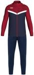 JAKO Kinder Polyesteranzug Iconic, marine/chilirot, 116