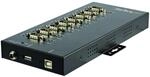 StarTech.com 8 Port industrieller USB auf RS232/ 422/ 485 Serieller Adapter - 15kv