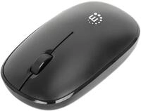 Manhattan Kabellose Maus, 2,4 G, mit USB-A-Stecker, schlank, tragbar, mit