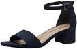 Tamaris Damen Sandalette mit Blockabsatz, blau, 38 EU