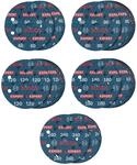 Bosch 55x EXPERT O780 Folienschleifscheiben-Set, 125 mm, 55‑tlg. (f&uuml;r Hartholz,