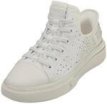 Skechers Damen Snoop One Rhine-Stoned Sneaker, White Rhinestone Canvas, 40 EU