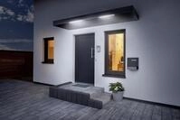 Gutta Rechteckvordach BS 250 Anthrazit | Ma&szlig;e: 250 x 90 x 15,5 cm (BxTxH)