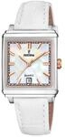 Festina Damen Uhr Analog Leder Wei&szlig; - Quarzwerk - Mineralglas hochresistent - 5 ATM