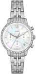 Fossil Neutra Watch f&uuml;r Damen, Chronographenwerk mit Edelstahl- oder Lederarmband