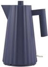 Alessi Elektrischer Wasserkocher mit Plissee-Design, Blau, 1,7 l, 2400 W Spa...