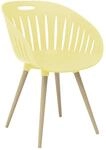 Topstar T2023 OUTDOOR (2er-Set) Buche - Eiche gebeizt / Schale gelb